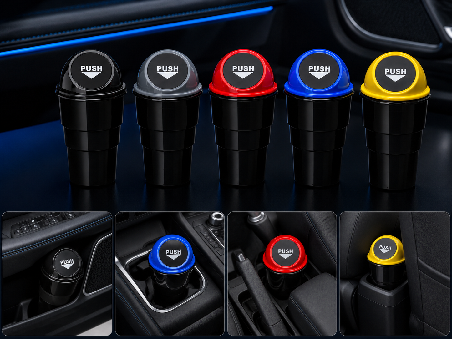 Premium Auto Prullenbak – Waterdicht & Opvouwbaar | Houd Je Auto Schoon
