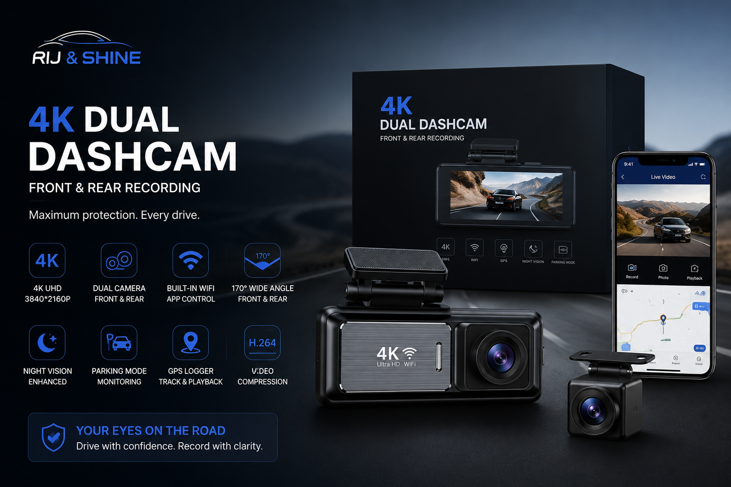 Dashcam dual